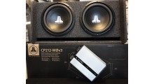JL Audio basspakke 2x12 kasse + 1000watt 1